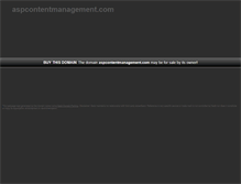 Tablet Screenshot of mysql.aspcontentmanagement.com